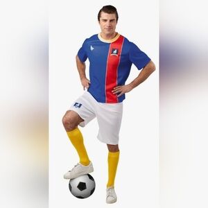 New Ted Lasso Halloween AFC Richmond Uniform Football  Costume Medium 32/34